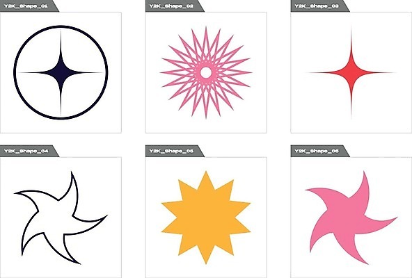 EPS 해외이미지 디자인 선 일러스트 추상 사람없음 그래픽 세트 심볼 기하학 엘리먼트 해외202309 해외일러스트 무늬 파일형식 벡터