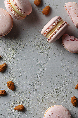 포토 JPG 해외이미지 분홍색 사람없음 달콤 아몬드 마카롱 해외202309 해외포토 컬러 디저트 견과류 맛 파일형식