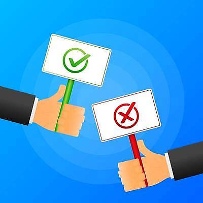 EPS 해외이미지 선 백그라운드 십자가 일러스트 빨간색 초록색 상자 경쟁 최고 원형 투명 플랫 실패 캔 OK 거절 체크표시 확인 사인 긍정 윤곽 통과 취소 나쁜 거짓 동의 부정적 소셜 승인 오류 잘못 진실 벡터 해외202309 해외일러스트 도형 감정 컬러 컨셉 손짓 좌절 파일형식