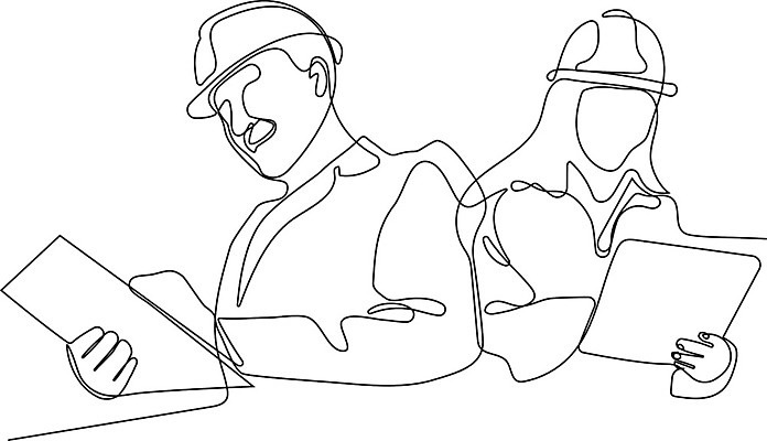 EPS 해외이미지 직업 남자 산업 선 일러스트 비즈니스 건축양식 청소년 노동자 사람 건물 요리사 쪽지 축하 업무 비즈니스맨 엔지니어 수리 헬멧 건축가 토론 5월 윤곽 온라인 공학 계약자 배려 프로젝트 반복 해외202309 해외일러스트 건축물 교육 건축 컨셉 작업 직장인 날짜 기술자 보호장비 계약 파일형식 벡터