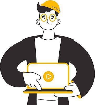 EPS 해외이미지 응시 남자 일러스트 한명 들기 상반신 성인 노트북 스크린 터치 가리킴 라인아트 재생 영상 성인남자한명만 안경낌 해외202309 해외일러스트 1 시선 안경 선 모션 사람 손짓 전자제품 남자한명만 성인남자만 파일형식 벡터