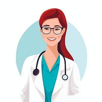 EPS 해외이미지 여자 일러스트 청진기 한명 상반신 성인 의사 성인여자한명만 안경낌 해외202309 해외일러스트 1 안경 의료기기 사람 의료진 여자한명만 성인여자만 파일형식 벡터