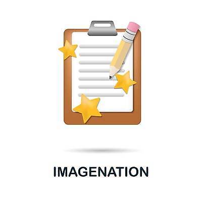 EPS 해외이미지 컨셉 일러스트 상상 이야기 연필 자료 정보 마음 작업실 플랫 작가 집중 심볼 분석 방법 입력 벡터 해외202309 해외일러스트 직업 학용품 필기구 파일형식