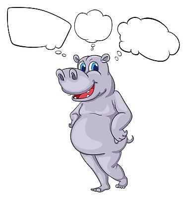 EPS 해외이미지 클립아트 동물 구름 백그라운드 생각 일러스트 코끼리 아이디어 그래픽 우주 공백 거품 회색 흰색 만화 사인 그림 하마 멸종위기동물 직사각형 매머드 고립 카피스페이스 해외202004 해외일러스트 자연요소 도형 컬러 컨셉 포유류 파일형식 벡터 멸종위기종