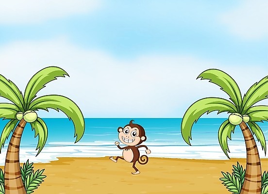 EPS 해외이미지 나무 식물 동물 구름 행복 야생동물 모래 파도 바다 일러스트 포유류 자연 하늘 휴가 미소 풍경 그래픽 물 파란색 컬러풀 갈색 흰색 원숭이 아기 신생아 만화 그림 코코넛 유인원 고릴라 침팬지 해외202004 해외일러스트 자연요소 감정 컬러 과일 표정 사람 생태계 파일형식 벡터