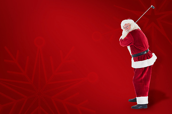 포토 JPG 해외이미지 전신 노년 남자 크리스마스 골프 한명 옆모습 빨간색 산타클로스 골프채 스윙 노인남자한명만 해외202004 해외포토 1 기념일 뷰포인트 컬러 포즈 골프용품 사람 성인 구기 남자한명만 노인남자만 파일형식