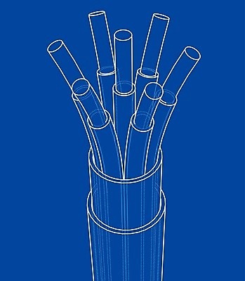 EPS 해외이미지 산업 선 백그라운드 곡선 일러스트 부분 추상 기술 3D 검은색 자료 힘 장비 에너지 흰색 네트워크 연결 스케치 유연 전자 윤곽 철사 지휘자 튜브 고립 구리 설치 전압 공급 와이어프레임 배선 해외202004 해외일러스트 컬러 무늬 미술 한자 음악가 원소 디지털합성 파일형식 벡터