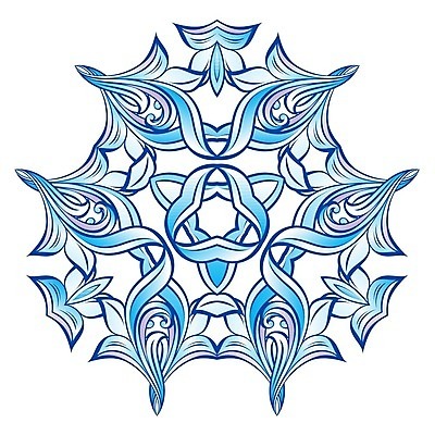 EPS 해외이미지 모양 디자인 실루엣 백그라운드 겨울 꽃무늬 패턴 일러스트 추상 사람없음 그래픽 장식 파란색 흰색 축하 원형 눈송이 화려 눈꽃무늬 스타일 해외202004 해외일러스트 도형 계절 꽃 컬러 컨셉 무늬 눈꽃 눈_날씨 촬영기법 파일형식 벡터