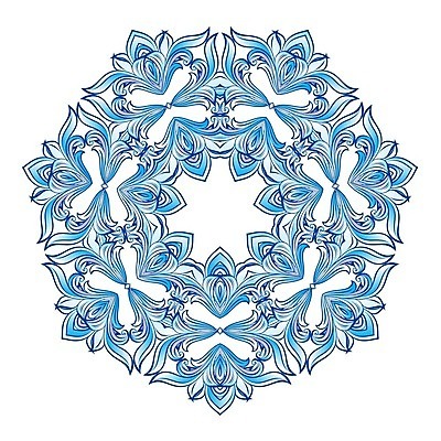 EPS 해외이미지 모양 디자인 실루엣 백그라운드 겨울 꽃무늬 패턴 일러스트 추상 사람없음 그래픽 장식 파란색 흰색 축하 원형 눈송이 화려 눈꽃무늬 스타일 해외202004 해외일러스트 도형 계절 꽃 컬러 컨셉 무늬 눈꽃 눈_날씨 촬영기법 파일형식 벡터