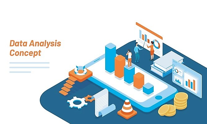 EPS 해외이미지 직업 산업 일러스트 회사 그래프 노동자 아이디어 사람 금융 스마트폰 사무실 인포그래픽 바 발표 종업원 스마트 보고서 아이소메트릭 분석가 해외202004 해외일러스트 컨셉 비즈니스 경제 핸드폰 스마트기기 파일형식 벡터