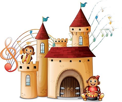 EPS 해외이미지 클립아트 동물 배너 음악 백그라운드 일러스트 포유류 건물 그래픽 파란색 장난감 탑 소리 궁전 게임 흰색 원숭이 깃발 막대기 만화 맨션 그림 드럼 유인원 고릴라 고립 드럼스틱 뮤지컬 해외202004 해외일러스트 건축물 컬러 고건축 놀이 문화예술 타악기 주택 파일형식 벡터