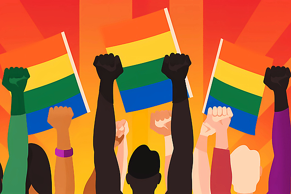 포토 JPG 해외이미지 배너 행복 무지개 일러스트 사람 이벤트 사람없음 축제 깃발 심볼 성별 월 동성애자 평등 성소수자 해외202309 해외일러스트 자연요소 감정 컨셉 날짜 파일형식