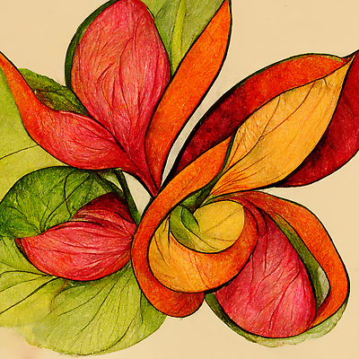 JPG 해외이미지 꽃 백그라운드 일러스트 추상 미술 사람없음 컬러풀 그림 해외202309 해외일러스트 식물 컬러 무늬 문화예술 파일형식