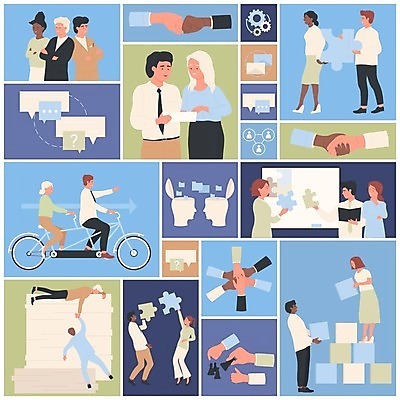 EPS 해외이미지 직업 캐릭터 디자인 백그라운드 컨셉 일러스트 회사 비즈니스 통신 성공 추상 악수 말하기 대화 협상 사람 세트 사무실 자전거 업무 비즈니스맨 퍼즐 발표 그룹 계획 대표 토론 만화 경영자 정사각형 장면 모음 기하학 고립 벡터 콜라보레이션 해외202309 해외일러스트 일러캐릭터 도형 남자 무늬 모션 손짓 바이크 작업 직장인 리더 파일형식