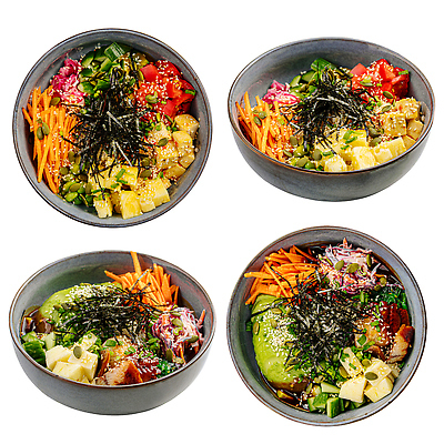 포토 JPG 해외이미지 접시 음식 채소 건강 종류 요리 사람없음 초록색 세트 식당 식사 저녁식사 여러개 샐러드 사발 상품 수집 메뉴 흰배경 두부 모음 점심식사 고립 하와이인 많음 맛있는 해외202309 해외포토 외국인 식기 컬러 다수 백그라운드 컨셉 상점 흰색 사기그릇 파일형식