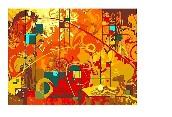 EPS 해외이미지 모양 디자인 백그라운드 오렌지 일러스트 벽지 추상 그래픽 장식 빨간색 초록색 컬러풀 우주 희망 에너지 역동적 공상 엘리먼트 벡터 해외202309 해외일러스트 감정 컬러 컨셉 무늬 과일 파일형식