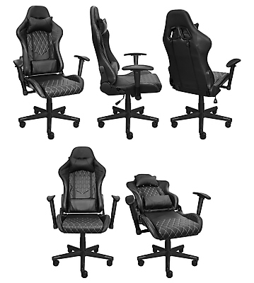 포토 JPG 해외이미지 의자 앉기 사람없음 컴퓨터 검은색 여러개 게임 오브젝트 해외202309 해외포토 컬러 가구 다수 모션 놀이 전자제품 파일형식