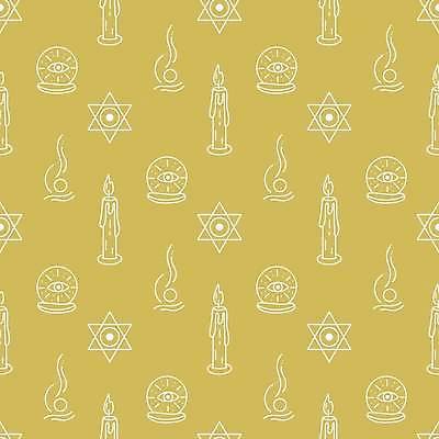 EPS 해외이미지 모양 모델 템플릿 디자인 별 백그라운드 패턴 일러스트 추상 할로윈 마술사 직물 황금 낙서 인쇄 신비 심볼 그림 마녀 마법 기하학 고딕 벡터 반복 해외202309 해외일러스트 자연요소 컨셉 무늬 마술 파일형식