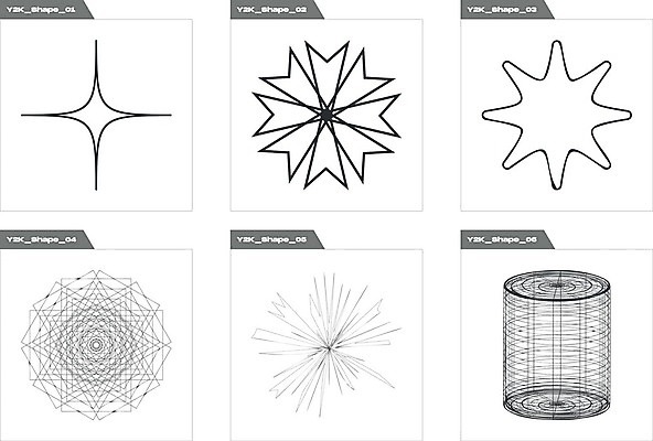 EPS 해외이미지 디자인 별 일러스트 추상 사람없음 그래픽 반짝임 세트 검은색 원형 라인아트 원기둥 기하학 해외202309 해외일러스트 자연요소 도형 선 컬러 무늬 모션 파일형식 벡터