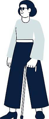 EPS 해외이미지 캐릭터 여자 행복 안경 일러스트 지팡이 거리 건강 미술 서기 미소 사람 성인 약 걷기 고통 환자 흰색 도움 막대기 플랫 장애인 사건 장애 고립 돌봄 시각장애인 옛날 줄서기 벡터 해외202309 해외일러스트 일러캐릭터 잡화 감정 컬러 컨셉 의학 모션 문화예술 표정 파일형식