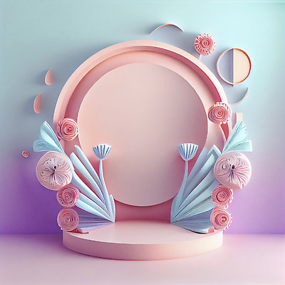 포토 JPG 해외이미지 꽃 하늘색 프레임 사람없음 화려 우아함 단상 해외202309 해외일러스트 해외포토 식물 컨셉 파란색 파일형식