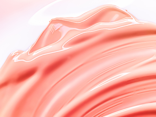 포토 JPG 해외이미지 백그라운드 사람없음 페인트 화장품 화려 액체 고급 크림 질감 바르기 광택 살구색 아크릴 해외202309 해외포토 컬러 컨셉 모션 재질 뷰티 파일형식