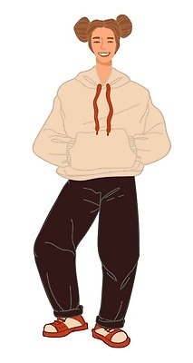 EPS 해외이미지 백인 모델 학생 라이프스타일 헤어스타일 응시 옷 여자 포즈 일러스트 바지 거리 서기 사람 성인 야외 10대 유행 도시 화려 고립 스타일 힙스터 벡터 해외202309 해외일러스트 서양인 시선 패션 컨셉 모션 청소년 하의 생활 파일형식