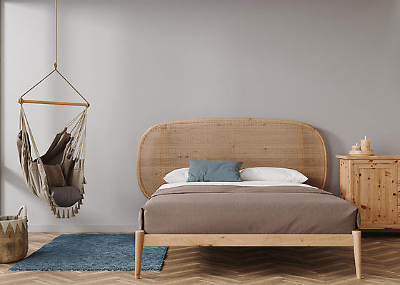 포토 JPG 해외이미지 실내 사람없음 인테리어 바구니 공백 카펫 공간 침대 오브젝트 서랍장 나무바닥 흔들의자 목업 해외202309 해외포토 디자인 가구 의자 바닥 내부 파일형식