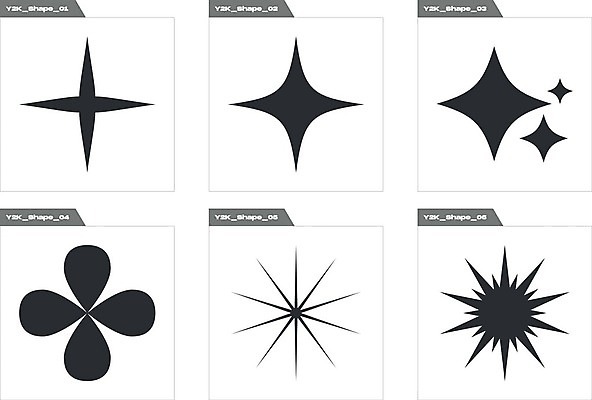 EPS 해외이미지 디자인 별 일러스트 추상 사람없음 그래픽 반짝임 세트 검은색 라인아트 기하학 썬버스트 해외202309 해외일러스트 자연요소 선 컬러 무늬 모션 파일형식 벡터