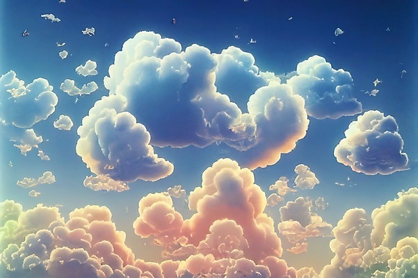 JPG 해외이미지 백그라운드 일러스트 하늘 사람없음 판타지 컬러풀 공상 몽환 해외202309 해외일러스트 컬러 컨셉 상상 파일형식