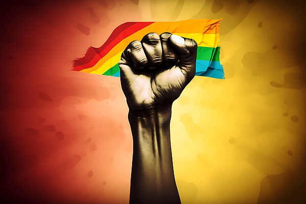 포토 JPG 해외이미지 배너 이동 무지개 사람 사람없음 세계 검은색 축제 주먹 깃발 오르기 성별 남쪽 동성애자 소셜 평등 성소수자 해외202309 해외포토 자연요소 컬러 컨셉 모션 방향 파일형식