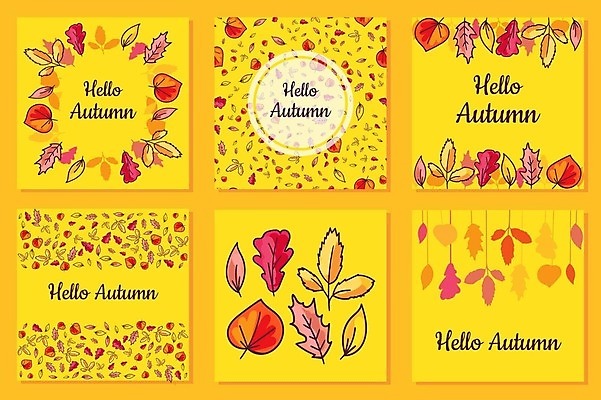 EPS 해외이미지 템플릿 디자인 배너 알파벳 계절 포스터 문장 백그라운드 잎 일러스트 캘리그라피 텍스트 미술 그래픽 장식 세트 노란색 방 가을 신용카드 센터 플랫 떨어짐 인쇄 편지 수집 심볼 엽서 긍정 고립 대본 슬로건 엘리먼트 레터링 벡터 해외202309 해외일러스트 식물 문자 영어 컬러 컨셉 문화예술 금융 파일형식