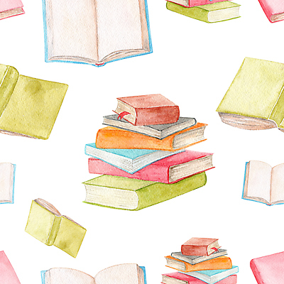 JPG 해외이미지 패턴 일러스트 사람없음 책 쌓기 손그림 해외202309 해외일러스트 무늬 모션 파일형식