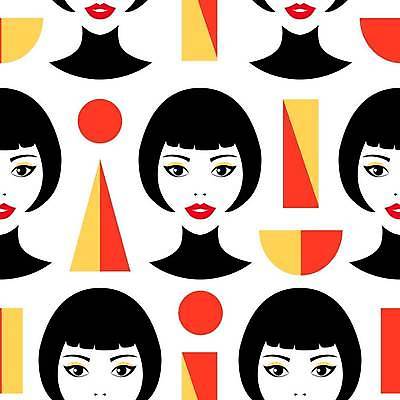 EPS 해외이미지 모델 1 디자인 여자 포스터 얼굴 백그라운드 컨셉 패턴 일러스트 자연 벽지 추상 미술 미소 사람 성인 그래픽 빨간색 뷰티 머리 유행 수확 흰색 인쇄 천 심볼 입술 복고 기하학 엘리먼트 팝 스타일 벡터 해외202309 해외일러스트 컬러 무늬 농업 문화예술 표정 신체부위 직물 생태계 파일형식