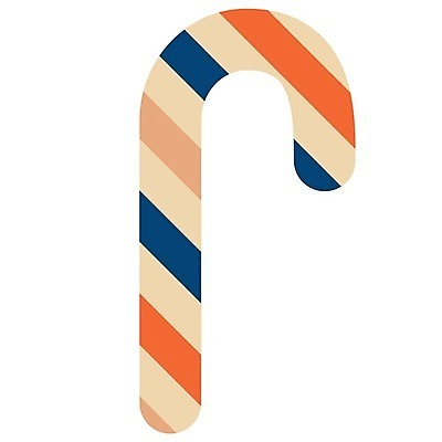 EPS 해외이미지 크리스마스 일러스트 사람없음 빈티지 지팡이사탕 크리스마스장식지팡이 해외202309 해외일러스트 기념일 컨셉 크리스마스장식 사탕 파일형식 벡터