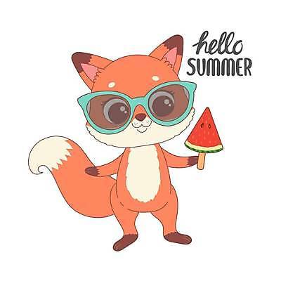 EPS 해외이미지 동물 캐릭터 디자인 행복 일러스트 자연 동물원 미술 그래픽 만화 그림 여우 벡터 해외202309 해외일러스트 일러캐릭터 감정 포유류 문화예술 생태계 파일형식