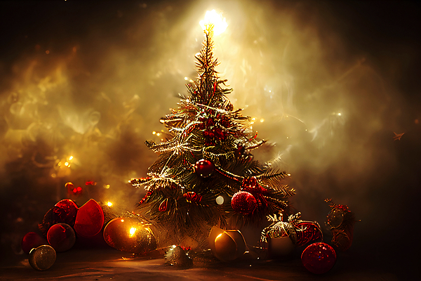 포토 JPG 해외이미지 크리스마스 사람없음 빛 반짝임 크리스마스트리 연기 오너먼트 해외202309 해외포토 기념일 크리스마스장식 모션 파일형식