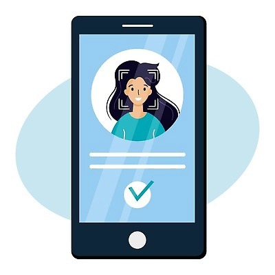 EPS 해외이미지 캐릭터 디자인 얼굴 일러스트 사람 그래픽 스마트폰 핸드폰 디지털 자료 가전제품 정보 암호 보안 전자 시스템 영웅 스캐너 스캔 지문 벡터 사용자 해외202309 해외일러스트 일러캐릭터 안전 신체부위 전자제품 스마트기기 파일형식