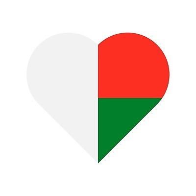 EPS 해외이미지 디자인 문화 컬러 여행 백그라운드 컨셉 일러스트 아프리카 그래픽 자유 흰색 깃발 원형 심볼 사인 배지 애국심 마다가스카르 전국 벡터 해외202309 해외일러스트 도형 나라 파일형식