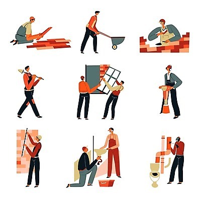 EPS 해외이미지 직업 옷 남자 산업 일러스트 비즈니스 건축양식 창문 노동자 주택 안전 사람 건물 기계 장비 공구 업무 작업 엔지니어 수리 보호 감독 계획 망치 안전모 헬멧 건축가 땅 공학 유지 발판 건축업자 계약자 조작 콘크리트 프로젝트 벡터 해외202309 해외일러스트 건축물 교육 건축 컨셉 도구 기술자 안전장비 보호장비 계약 파일형식