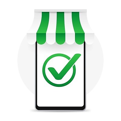 EPS 해외이미지 디자인 컨셉 인터넷 일러스트 비즈니스 통신 성공 모바일 세포 초록색 스마트폰 핸드폰 디지털 스크린 웹 터치 끝 투표 스마트 심볼 체크표시 확인 사인 전자 부름 동의 승인 업데이트 인터페이스 해외202309 해외일러스트 컬러 모션 전자제품 스마트기기 선거 파일형식 벡터