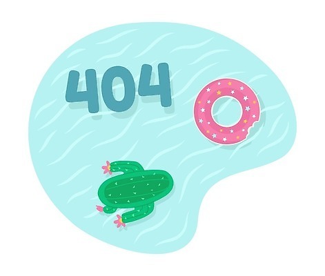 EPS 해외이미지 꽃 별 인터넷 일러스트 모바일 선인장 사람없음 물 도넛 튜브 오류 해외202309 해외일러스트 자연요소 식물 디저트 파일형식 벡터