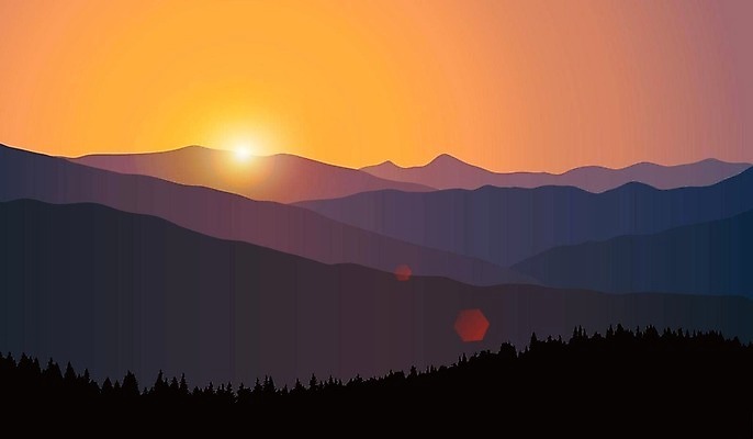 EPS 해외이미지 나무 실루엣 여행 일러스트 자연 아침 휴가 산 파노라마 풍경 야외 가로 여름 빛 태양 뷰티 평화 일출 환경 황혼 일몰 새벽 캠핑 하이킹 탐험 저녁 숲 땅 언덕 산등성이 윤곽 장면 멀리 발견 내추럴 순간 절정 벡터 해외202309 해외일러스트 주간 자연요소 식물 계절 컨셉 레저 촬영기법 노을 야간 생태계 파일형식