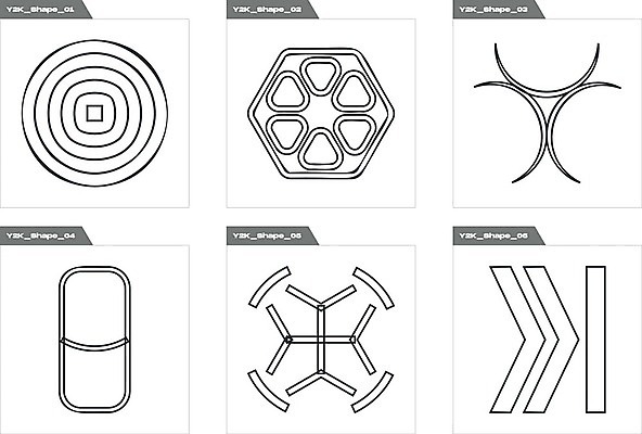 EPS 해외이미지 디자인 화살표 일러스트 추상 사람없음 그래픽 세트 검은색 원형 라인아트 육각형 기하학 해외202309 해외일러스트 도형 선 컬러 무늬 파일형식 벡터