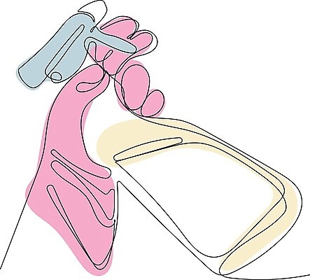 EPS 해외이미지 손 라인일러스트 일러스트 신체부위 잡기 청소 세제 친환경 고무장갑 해외202309 해외일러스트 장갑 모션 사람 환경 고무 파일형식 벡터