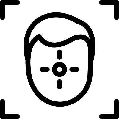 EPS 해외이미지 디자인 얼굴 일러스트 안전 사람 머리 자료 정보 보호 심볼 확인 신분 시스템 센서 스캐너 신분증 탐지 벡터 해외202309 해외일러스트 컨셉 신체부위 증명서 파일형식