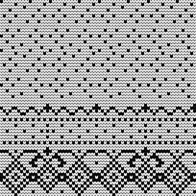 EPS 해외이미지 디자인 패턴 일러스트 사람없음 흰색 뜨개질 해외202309 해외일러스트 컬러 무늬 취미 파일형식 벡터