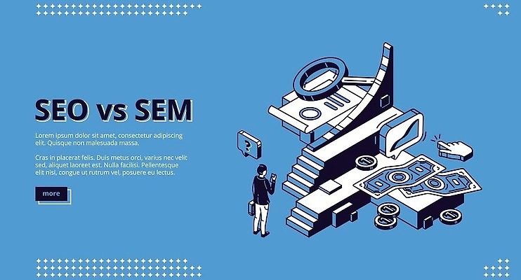 EPS 해외이미지 전신 남자 종이 지폐 일러스트 돋보기 그래프 한명 서기 성인 파란색 계단 디지털 가리킴 손모양 아이소메트릭 SEO 마케팅 성인남자한명만 해외202309 해외일러스트 모양 1 컬러 돈 모션 정보기술 사람 손짓 남자한명만 성인남자만 파일형식 벡터 손_신체부위