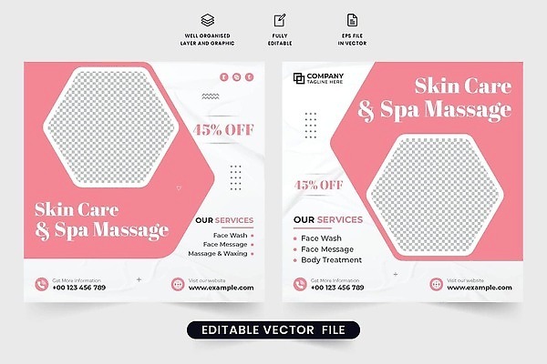 EPS 해외이미지 템플릿 디자인 일러스트 휴식 건강관리 상점 스파 마사지 미용실 내추럴 벡터 해외202309 해외일러스트 컨셉 건강 관리 뷰티샵 파일형식