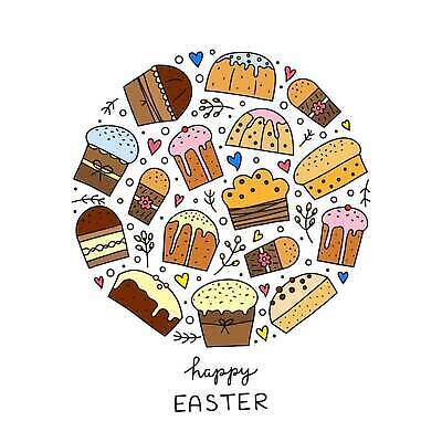 EPS 해외이미지 전통 종교 음식 컬러 크리스마스 일러스트 휴가 디저트 부활절 장식 파티 과자 케이크 초콜릿 얼음 봄 이탈리아 카페 빵집 흰색 축하 원형 생일 달콤 만화 설탕 먹기 뿌리기 포장지 크림 메뉴 윤곽 머핀 고립 구성 페스츄리 핸드메이드 벡터 맛있는 해외202309 해외일러스트 자연요소 도형 계절 기념일 유럽 빵 컨셉 포장 모션 이벤트 상점 맛 파일형식